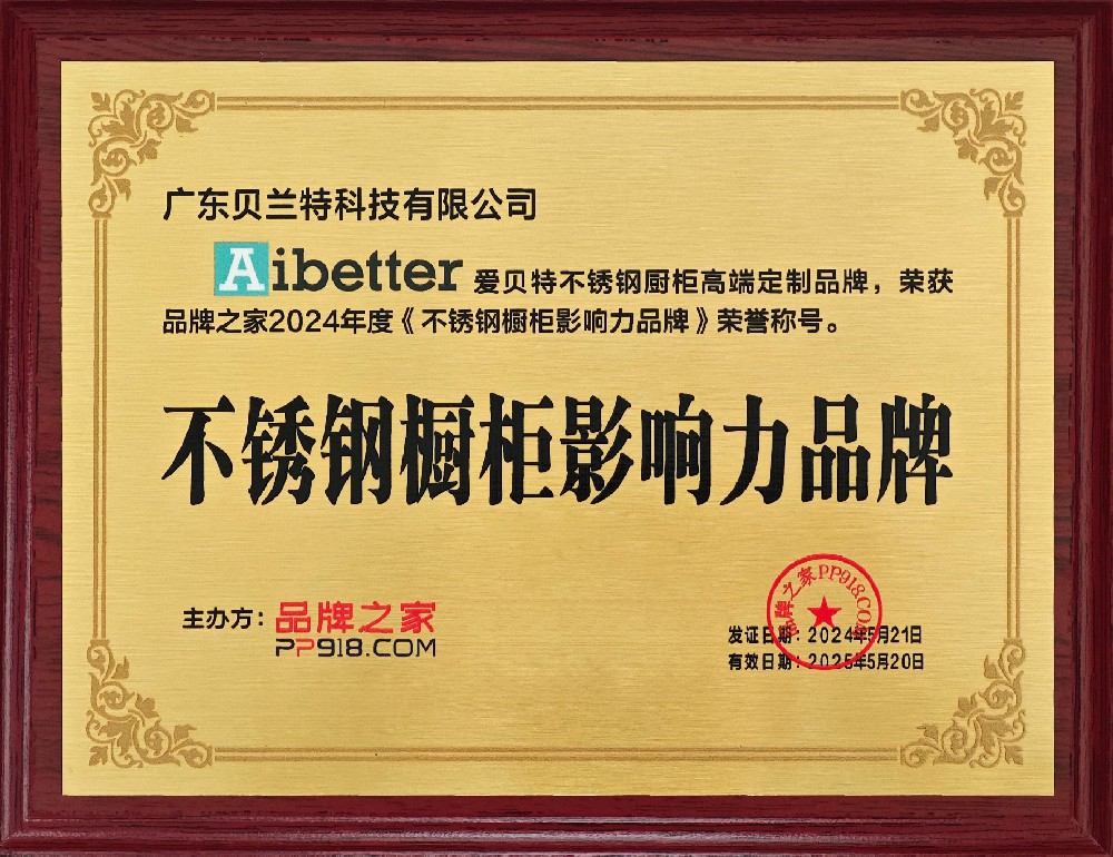 不锈钢厨柜影响力品牌